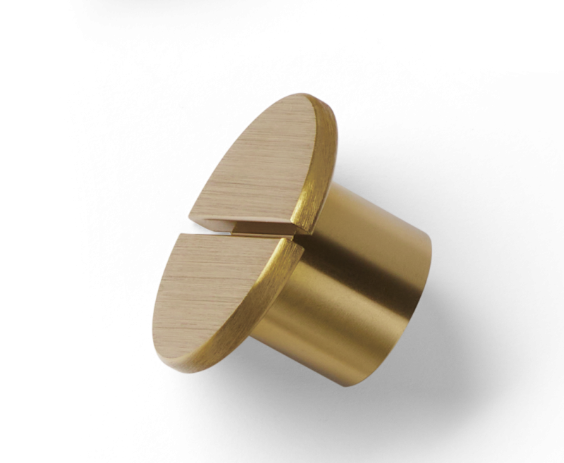 Bouton aluminium Twinline double